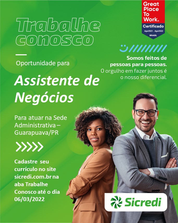 Vagas de emprego - Trabalhe conosco - Pamcary